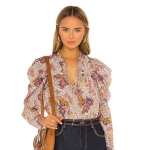 Ulla Johnson Remy Blouse – Ivory. Size 2